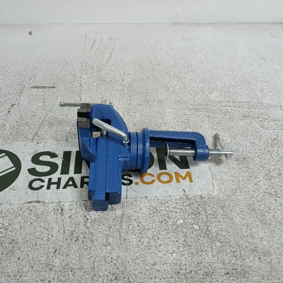BLUE BENCHTOP VICE CLAMP