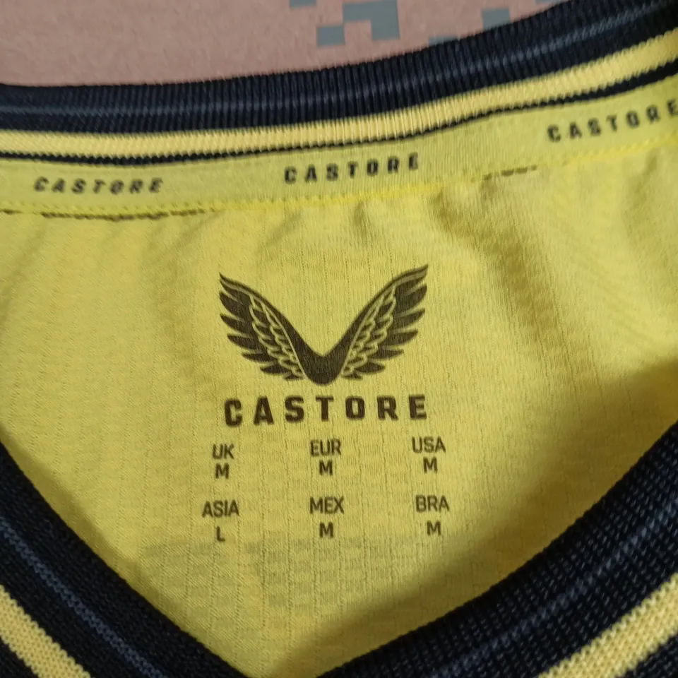RANGERS FC HOME GOALKEEPER LONG-SLEEVE SHIRT – UK M, CASTORE, BLAZING YELLOW