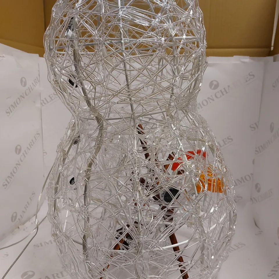 JOHN LEWIS ICE WHITE LED SNOWMAN 