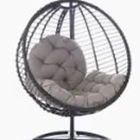 INNOVATORS ROUND IBIZA HANGING CHAIR, TAUPE