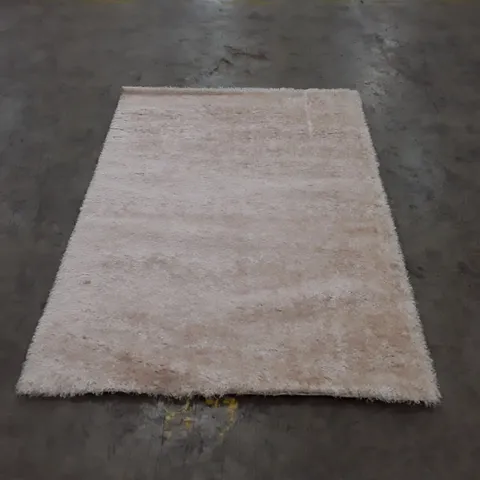 QUALITY DESIGNER CREAM AREA RUG - APPROXIMATELY 