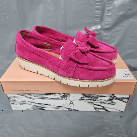 BOXED MODA IN PELLE ELROY LOAFERS IN PINK - 37