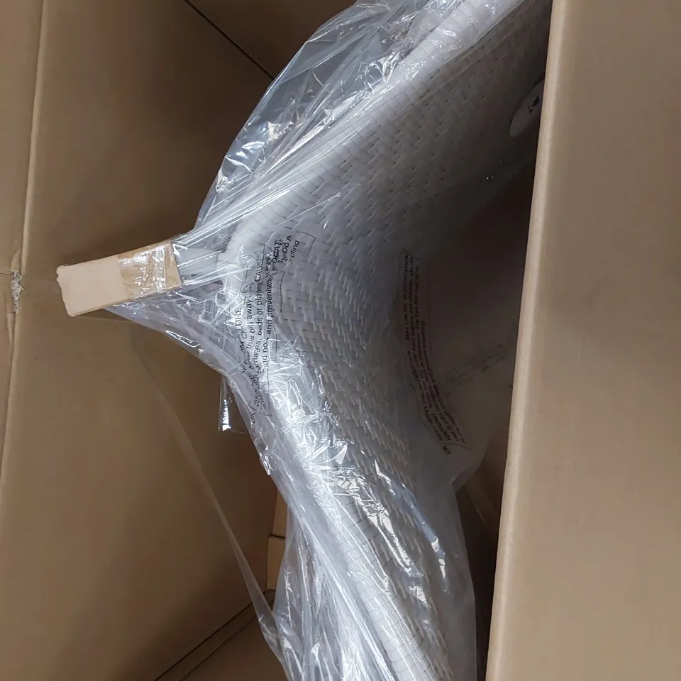 BOXED DESIGNER KELLY HOPPEN RATTAN GARDEN CHAIR GREY