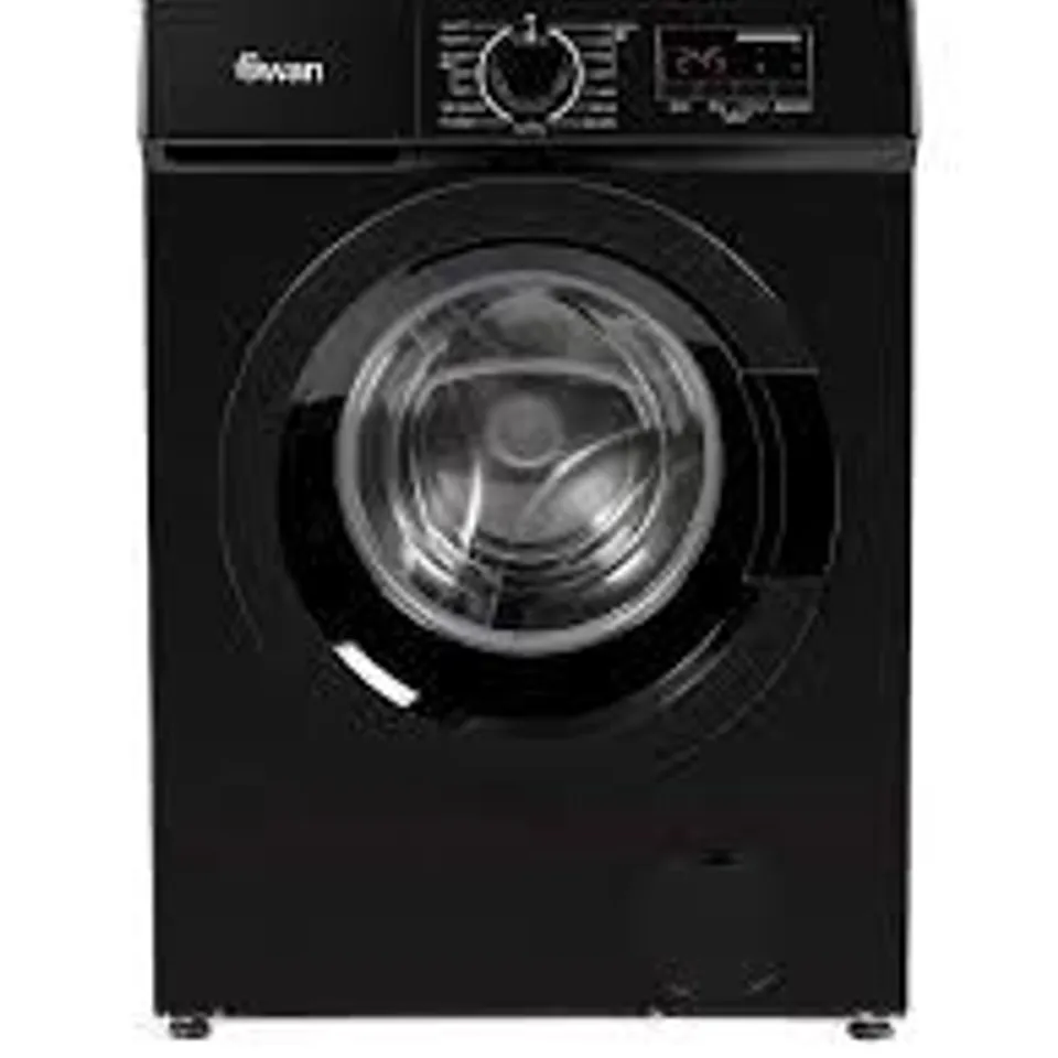 BOXED SWAN SW75110B 7KG 1200 SPIN FREESTANDING WASHING MACHINE