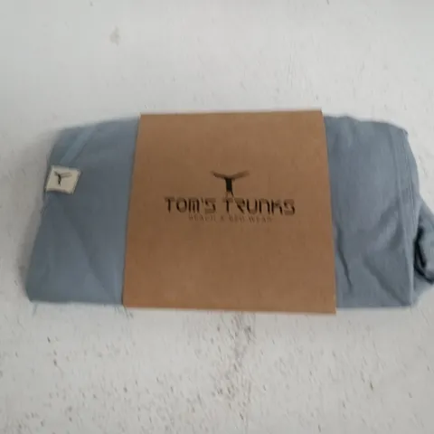 TONIS TRUNKS SWIM SHORTS β UK L β ASHLEY BLUE & WHITE