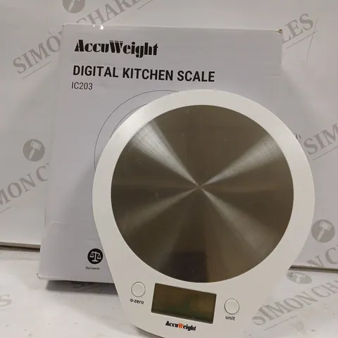 BOXED ACCUWEIGHT DIGITAL KITCHEN SCALE