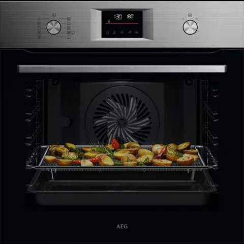 AEG 6000 SENSECOOK PYROLYTIC SELF CLEAN BUILT-IN OVEN - OS6PB50AM