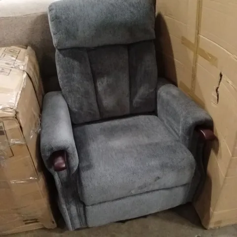 DESIGNER FABRIC UPHOLSTERED RECLINER CHAIR 