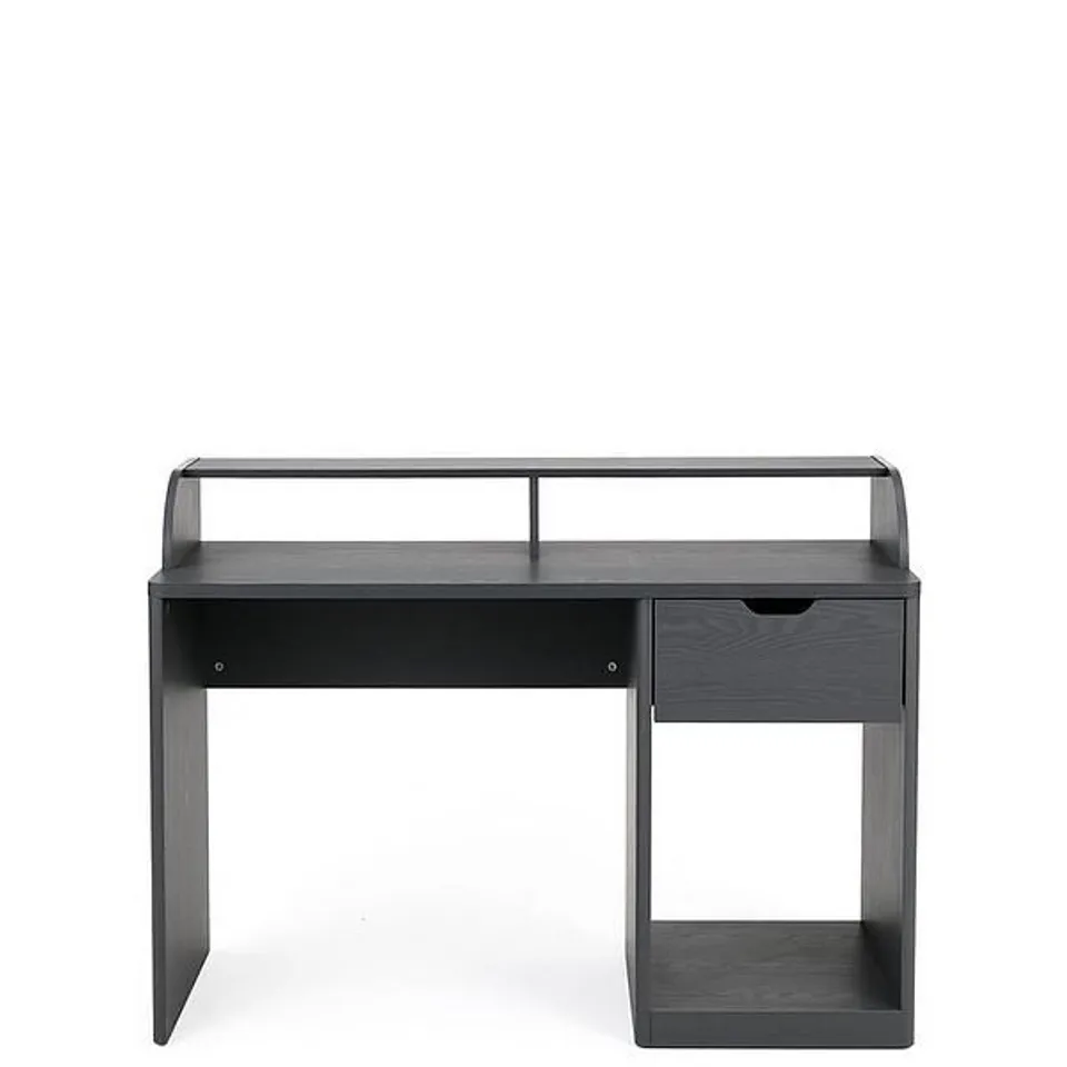 BOXED ASPEN GAMING DESK IN DARK GREY - 1 OF 1