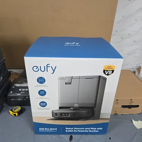 EUFY X10 PRO OMNI ROBOT VACUUM & MOP – BOXED