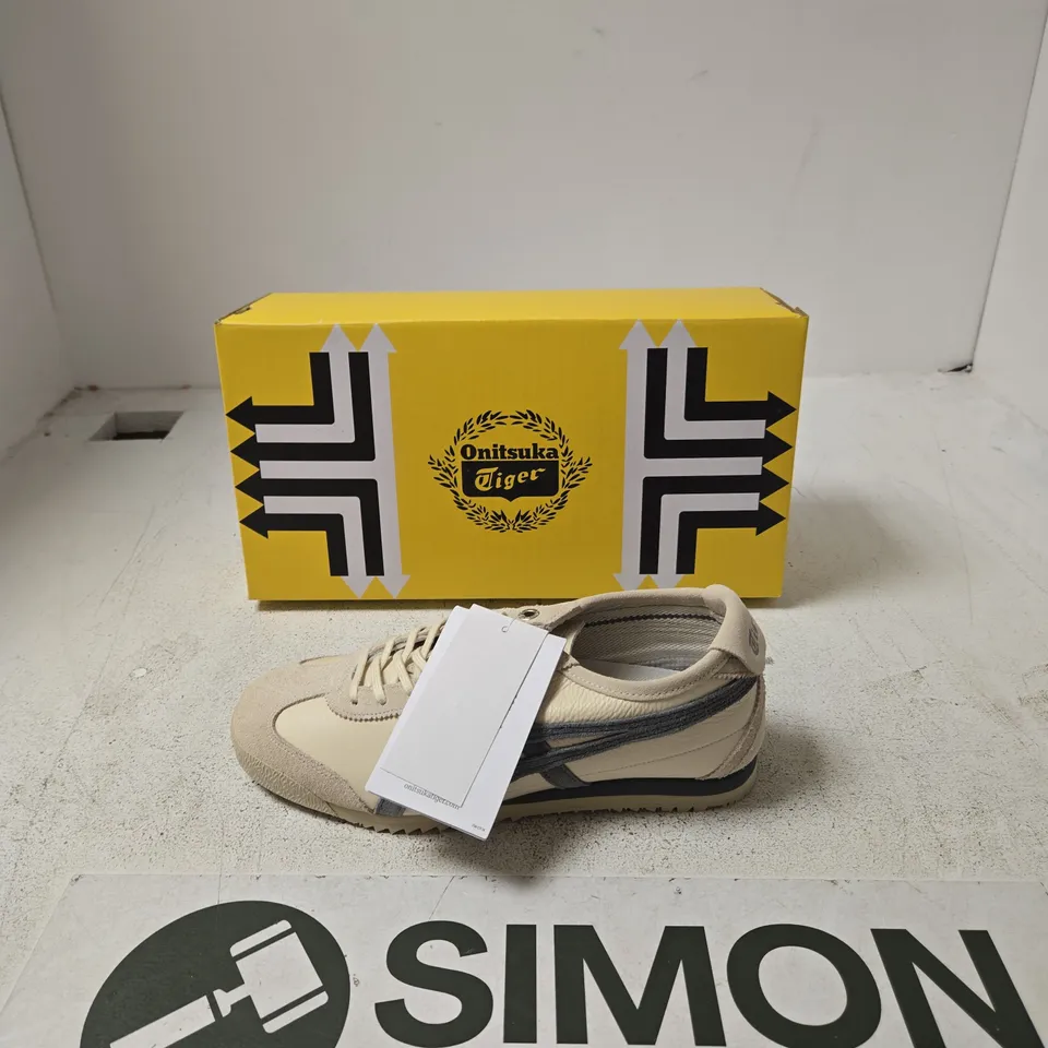 BOXED ONITSUKA TIGER MEXICO 66 SD VIN SNEAKERS – BIRCH/METROPOLIS, UK 3 (US 4, EUR 36) UNISEX