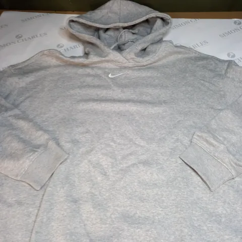 NIKE LOGO GREY HOODIE SIZE XL