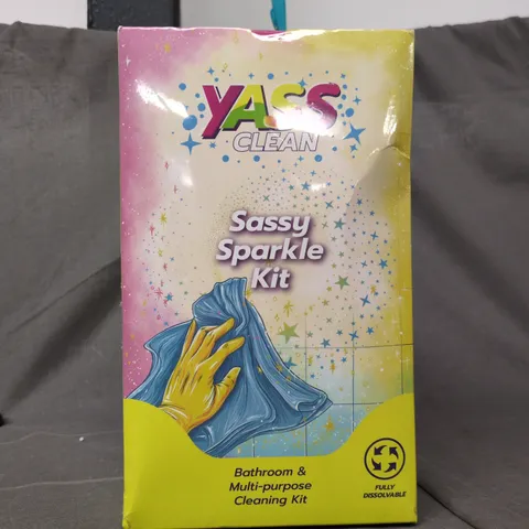 yass clean sassy sparkle kit - bathroom & multi-purpose cleaning kit