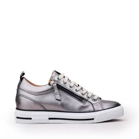 MODA IN PELLE BRAMLEIGH TRAINERS IN PEWTER - SIZE 5