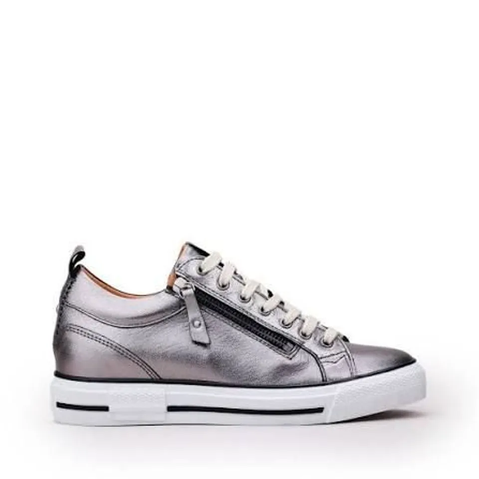 MODA IN PELLE BRAMLEIGH TRAINERS IN PEWTER - SIZE 5