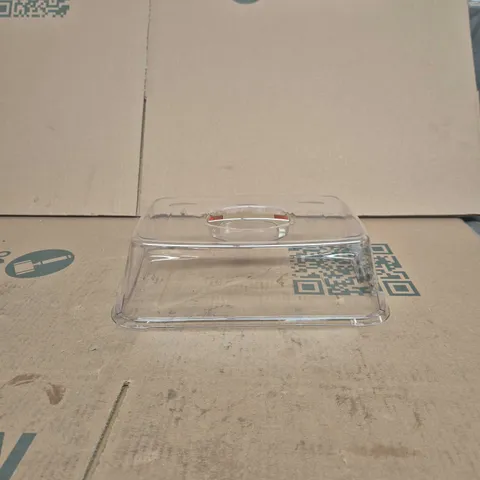 ADEXA TRANSPARENT SQUARE FOOD COVERS – SET OF 4 (10IN X 14IN) 