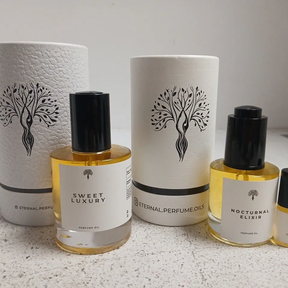 2 X BOXED ETERNAL PERFUME OILS TO INCLUDE SWEET LUXURY & NOCTURNAL ELIXIR