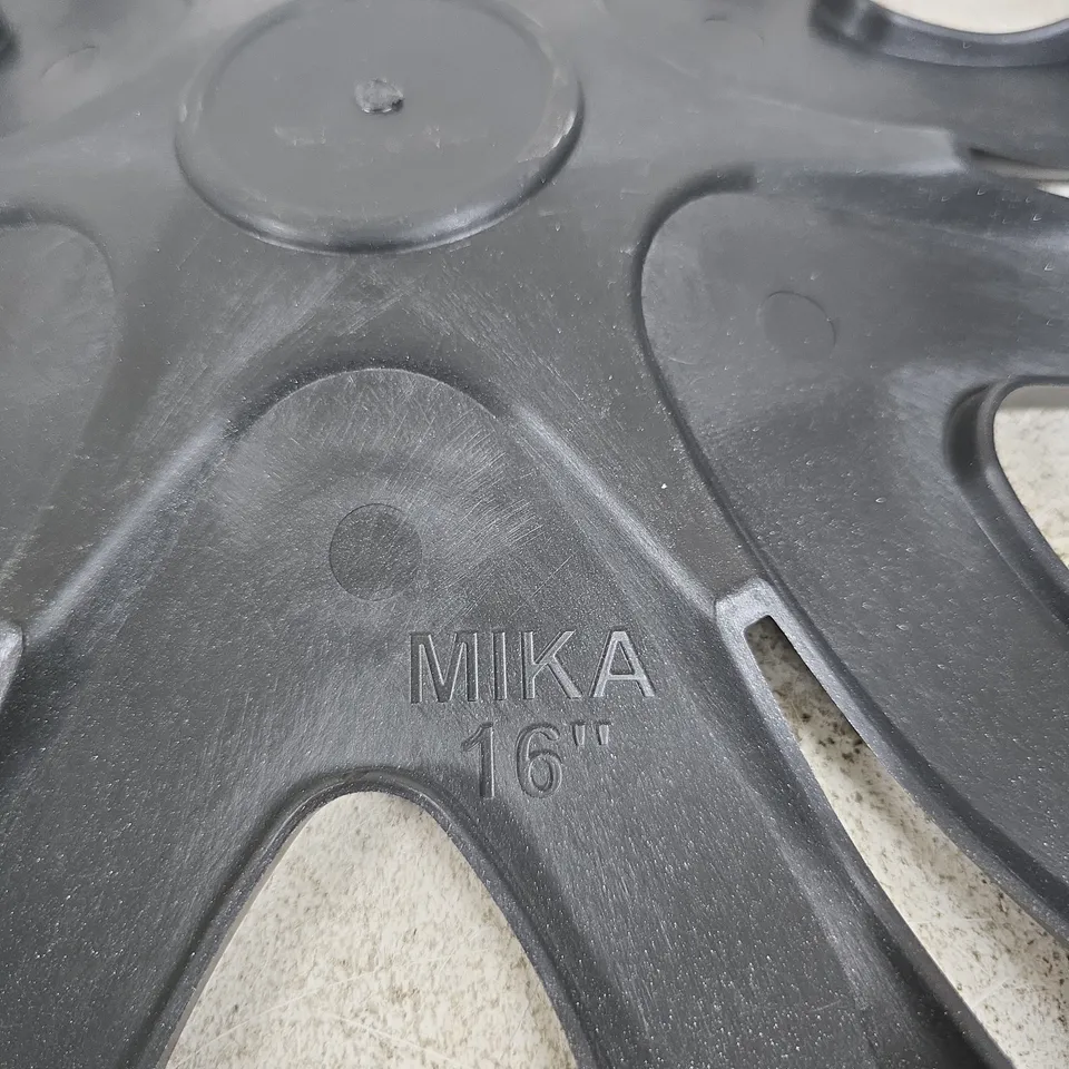 MIKA 16-INCH WHEEL RIM – BLACK AND SILVER FINISH