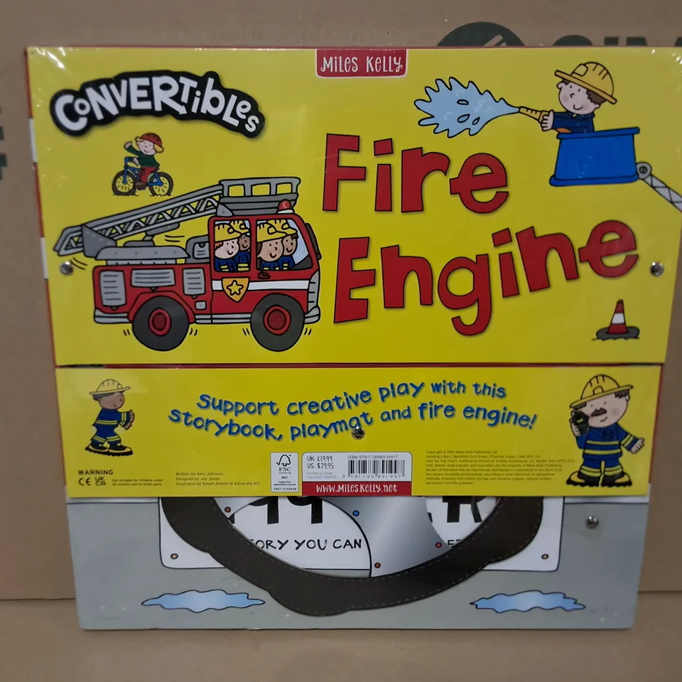 SEALED MILES KELLY CONVERTIBLES FIRE ENGINE