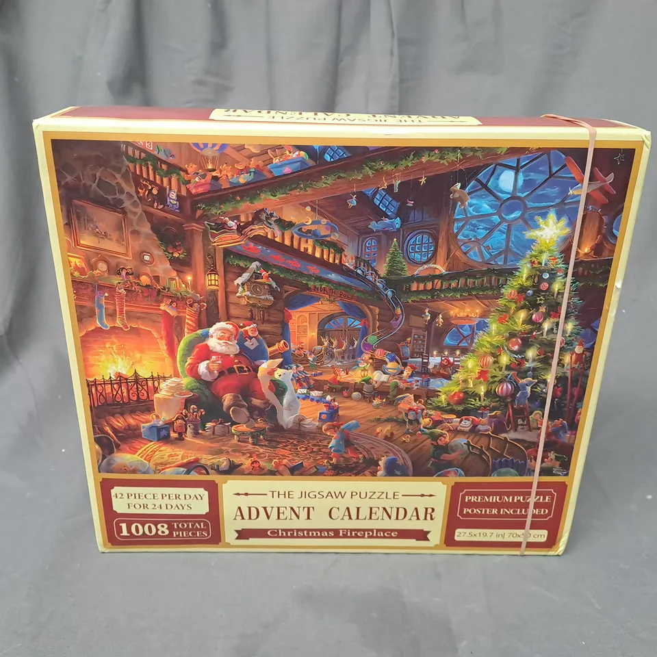 THE JIGSAW PUZZLE - ADVENT CALENDAR - CHRISTMAS FIREPLACE