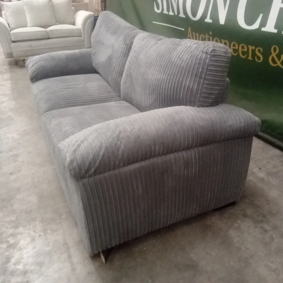 AMALFI STANDARD BACK FABRIC SOFA BED - CHARCOAL RRP £699