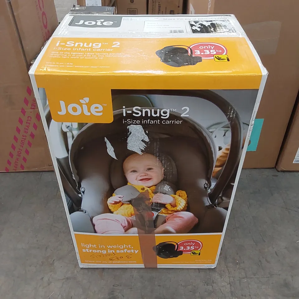 BOXED JOIE I-SNUG 2 I-SIZE INFANT CARRIER (1 BOX)