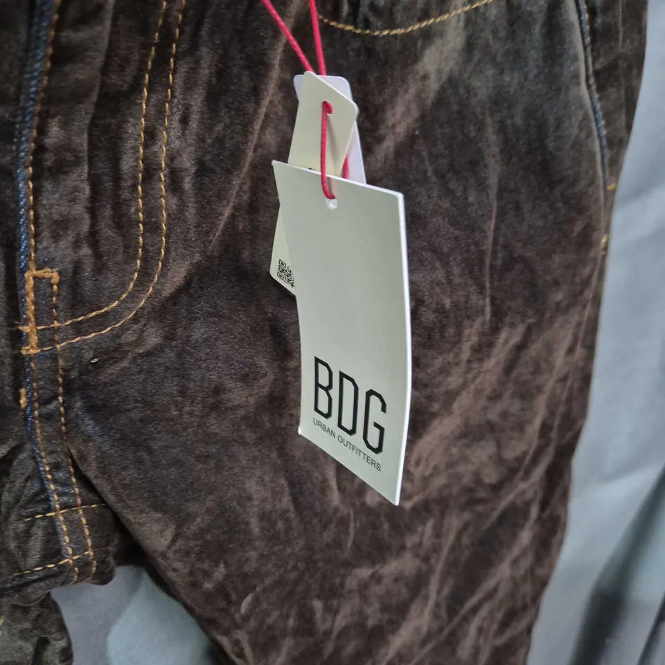 BDG URBAN OUTFITTERS JEANS – BROWN WASH, WOMEN’S, UK 6 (US 26W X 30L)