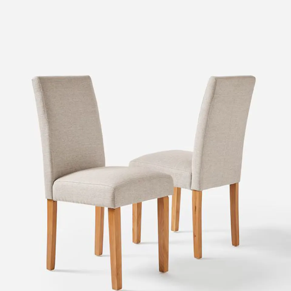 EVA DINING CHAIR 2 PIECES MINK BOXED