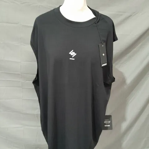 REPRESENT 247 OVERSIZED TANK TOP IN BLACK - XL