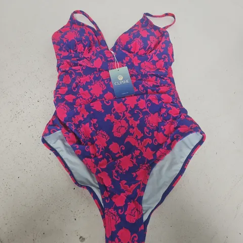 CUPSHE ONE-PIECE BATHING SUIT IN PINK/PURPLE - M