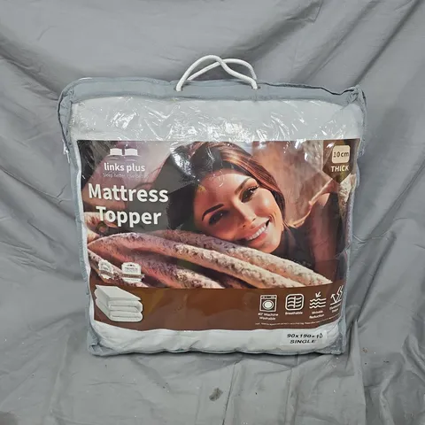 LINKS PLUS 10CM THICK SINGLE MATTRESS TOPPER