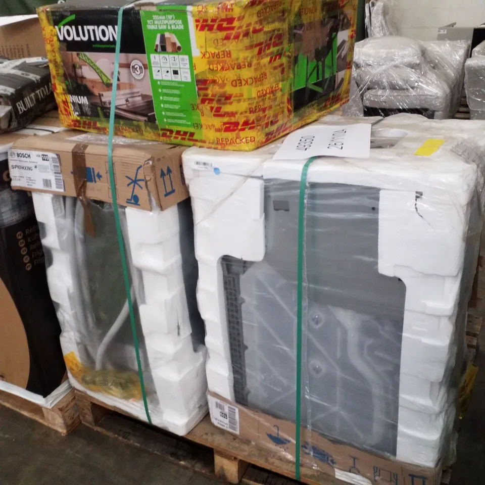 PALLET CONTAINING APPROXIMATELY 4 RAW ELECTRICAL ITEMS TO INCLUDE: