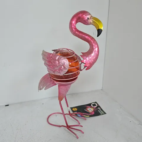 LED FLAMINGO SOLAR LIGHT IN PINK