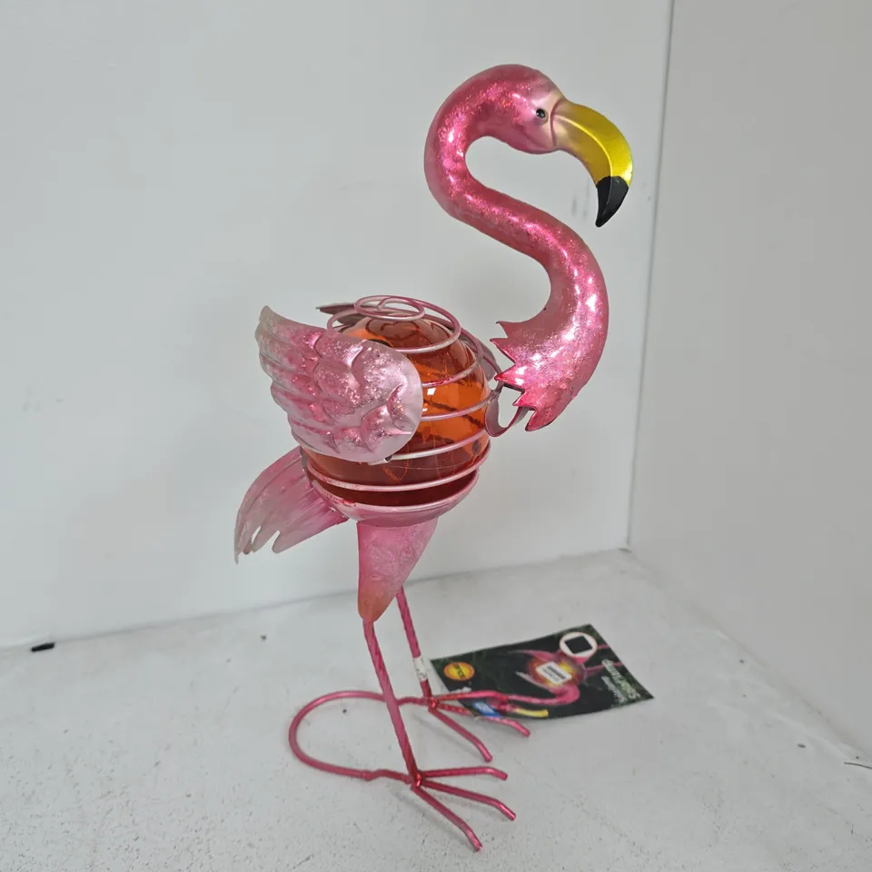 LED FLAMINGO SOLAR LIGHT IN PINK