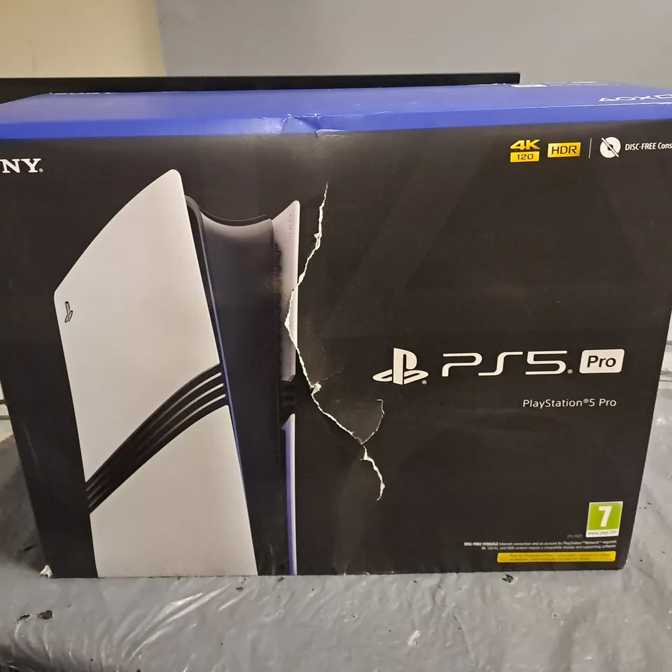 BOXED SONY PLAYSTATION PS5 2TB PRO DISC FREE CONSOLE - CFI-7021