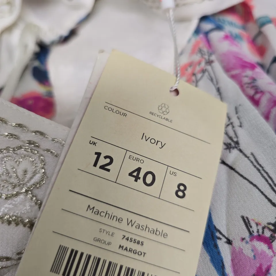 MONSOON WOMEN'S FLORAL PRINT MAXI DRESS – UK 12 (EU 40, US 8) DESIGNED IN LONDON