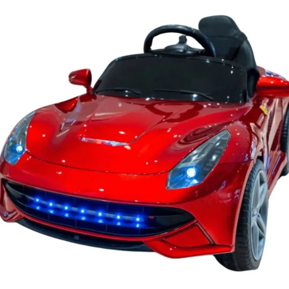 BRAND NEW BOXED KIDS FERRARI STYLED 12V RIDE ON CAR RED 