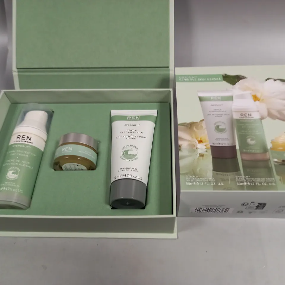 REN CLEAN SKINCARE EVERCALM SENSITIVE SKIN HEROES 