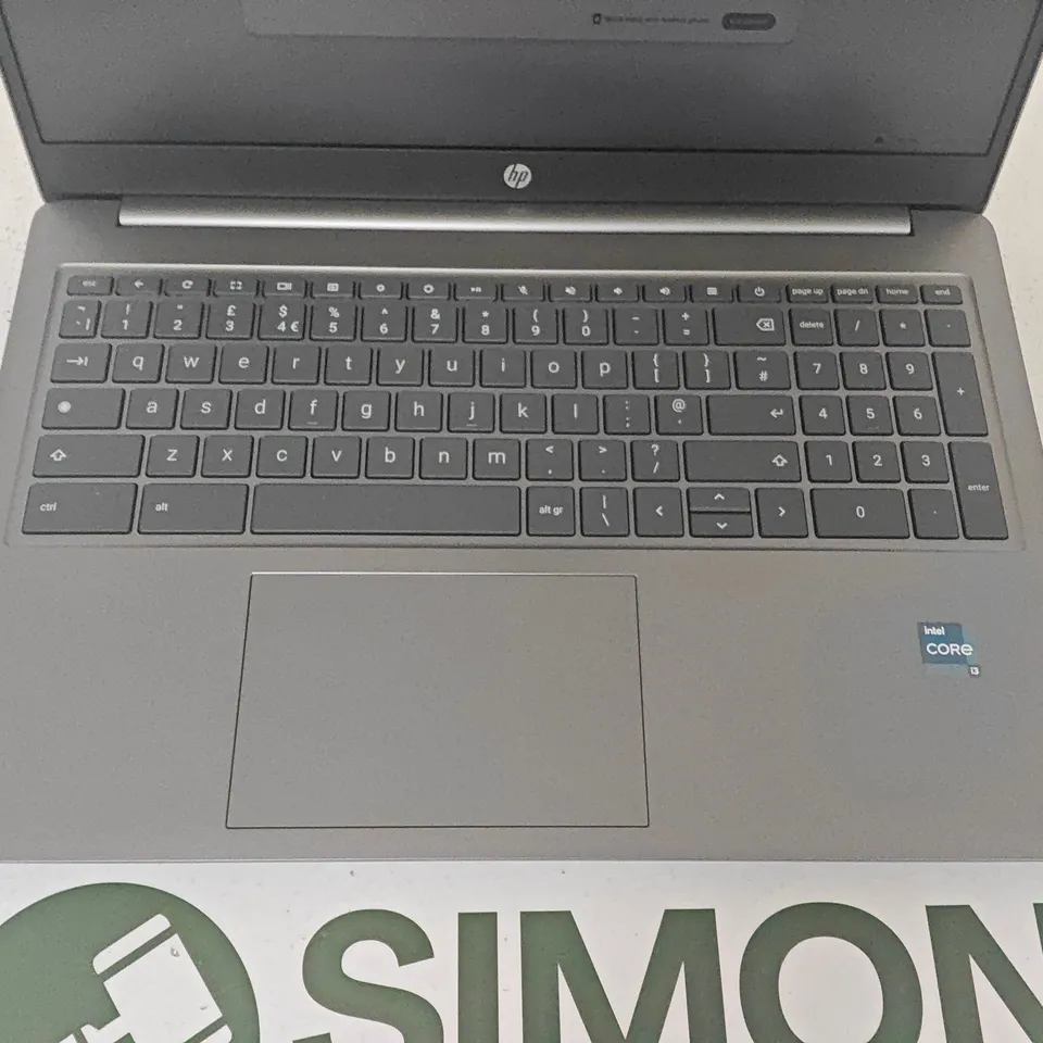 UNBOXED HP CHROMEBOOK PLUS INTEL I-3 LAPTOP IN SILVER - 15A-NB0004NA