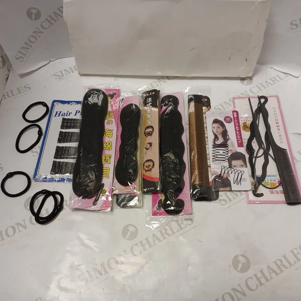BOXED ASSORTMENT OF HAIR STYLING PRODUCTS