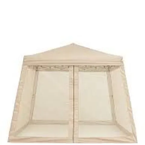 2.4 X 2.4M POP UP GAZEBO WITH MOSQUITO NET - COLLECTION ONLY 