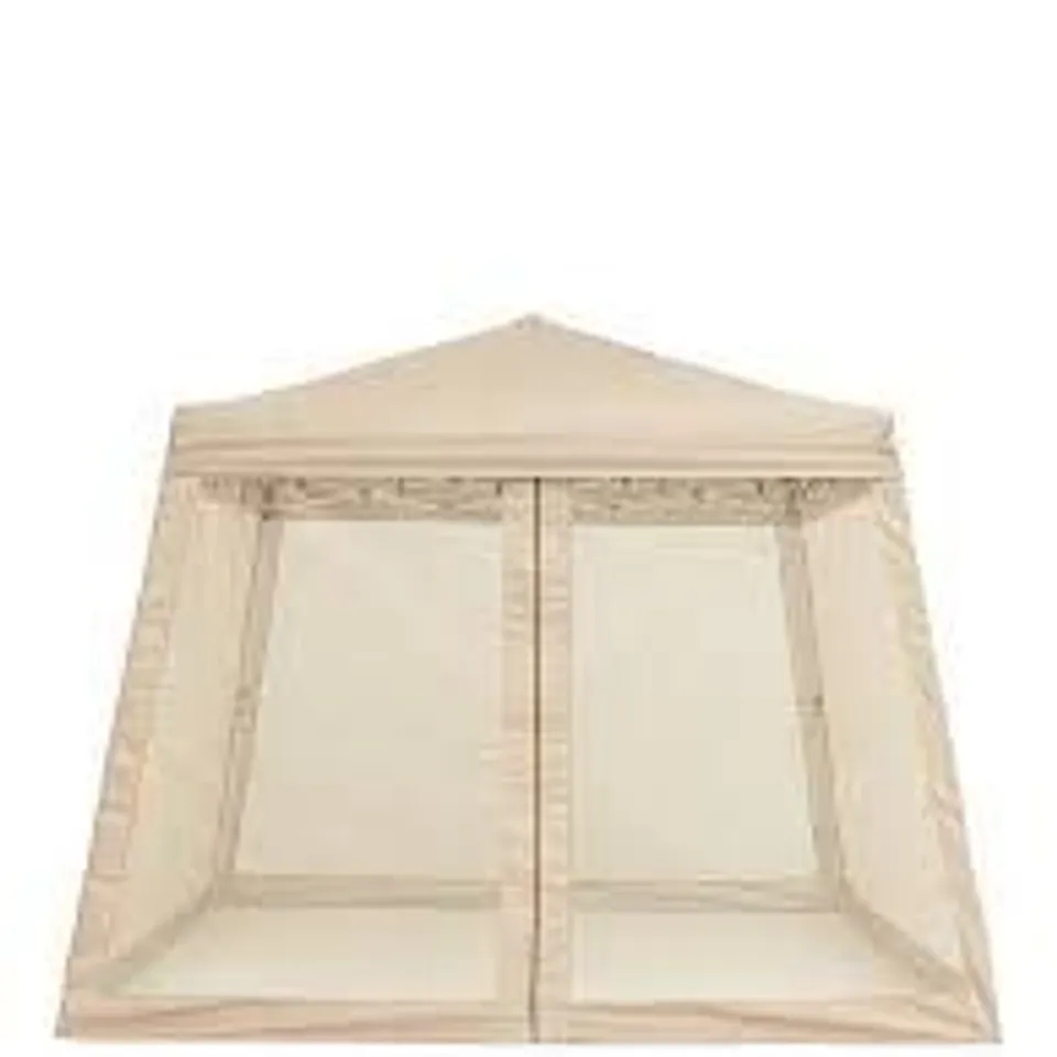 2.4 X 2.4M POP UP GAZEBO WITH MOSQUITO NET - COLLECTION ONLY 