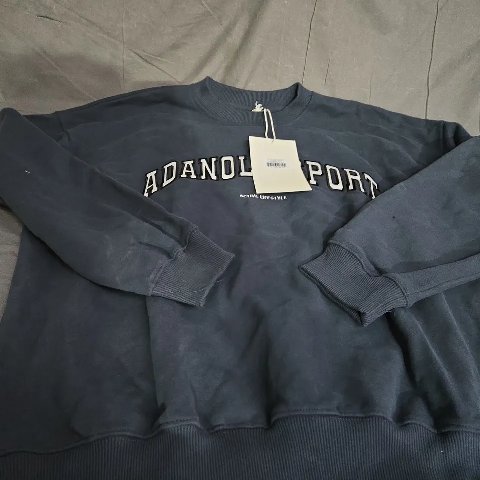 ADANOLA SPORT OVERSIZED SWEATSHIRT SIZE M