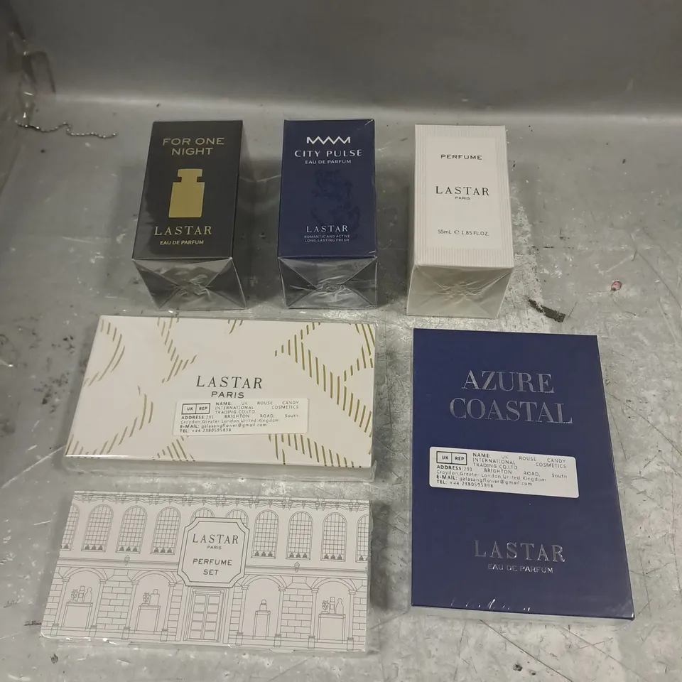 LASTAR APPROXIMATELY 15 ASSORTED SEALED FRAGRANCES TO INCLUDE - CITY PULSE - AZURE COASTAL - FOR ONE NIGHT - COLLECTION ONLY