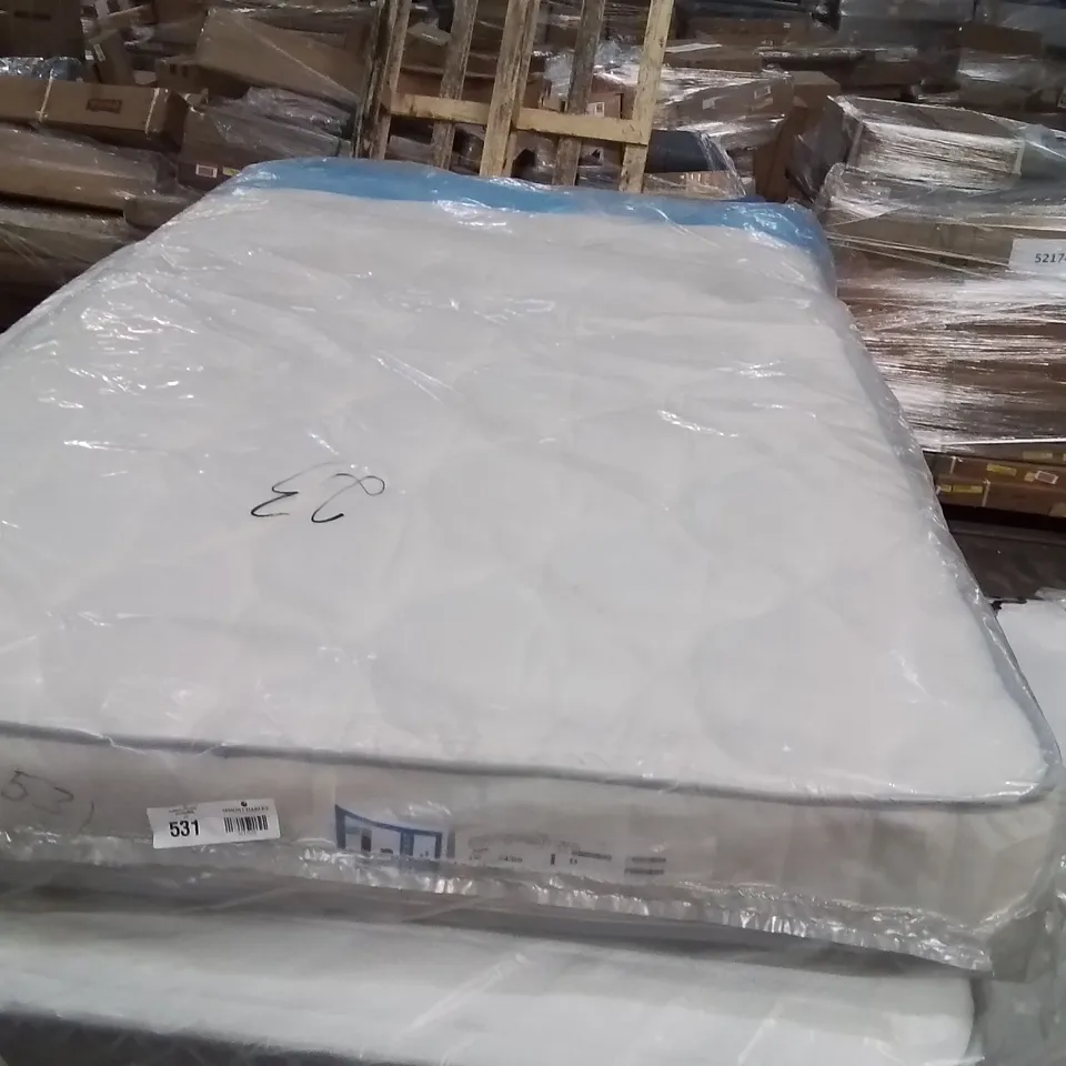QUALITY BAGGED 120CM AIRSPRUNG MICRO QUILT SMALL DOUBLE MATTRESS RRP £209
