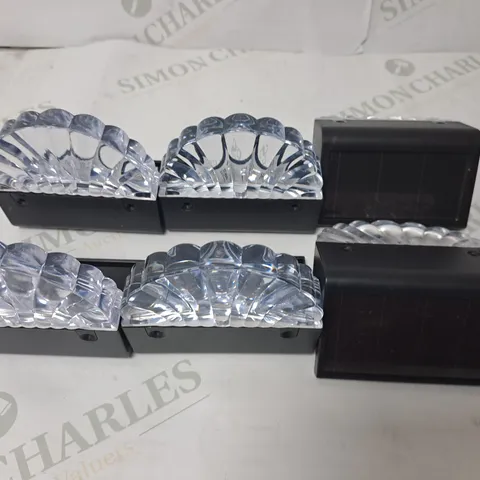 SET OF 6 SOLAR GARDEN LIGHTS