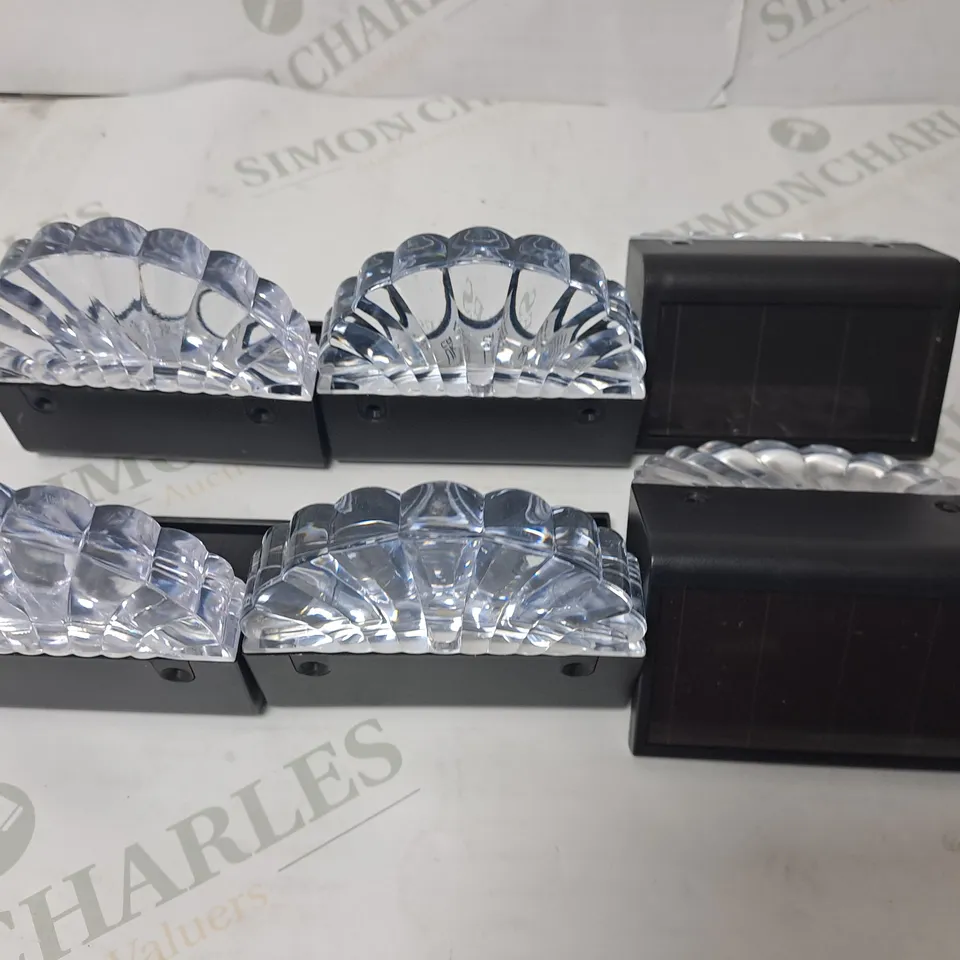 SET OF 6 SOLAR GARDEN LIGHTS