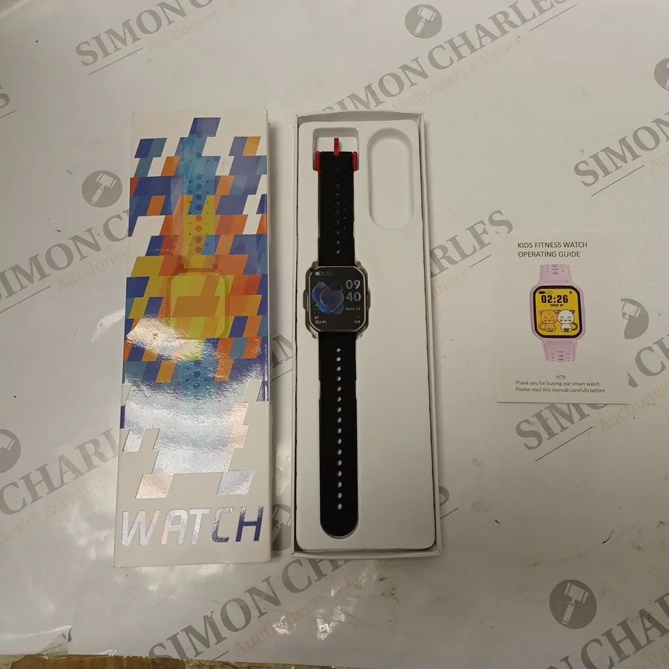 BOXED KIDS FITNESS SMART WATCH - MODEL H79 - WITH OPERATING GUIDE