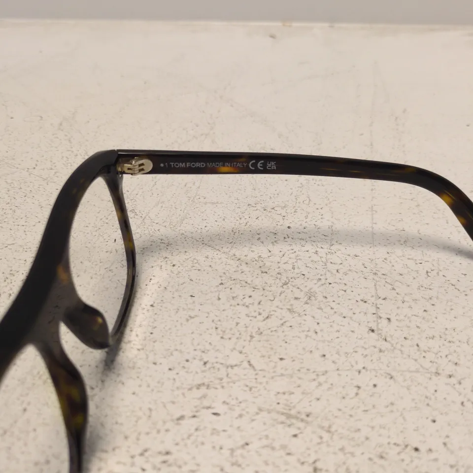 TOM FORD GLASSES – TORTOISESHELL FRAME, MADE IN ITALY