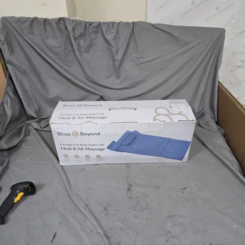 BLISS & BEYOND PORTABLE FULL-BODY RELIEF MASSAGE WITH HEAT & AIR